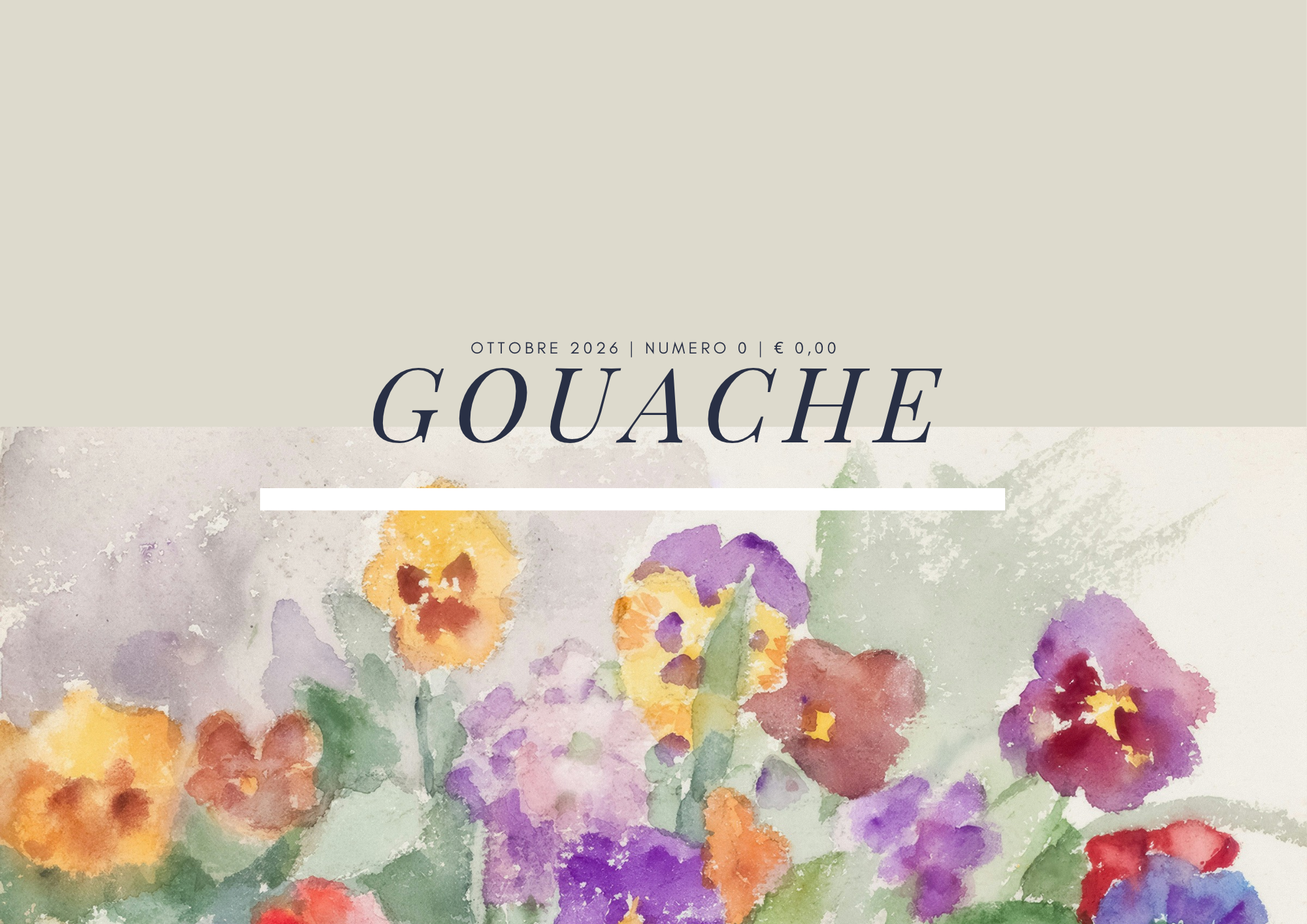 Gouache – D’amore e altri animali; Numero 0